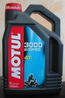  - MOTUL- 3000 4T-20W50 - 4L od  www.motolulu.cz